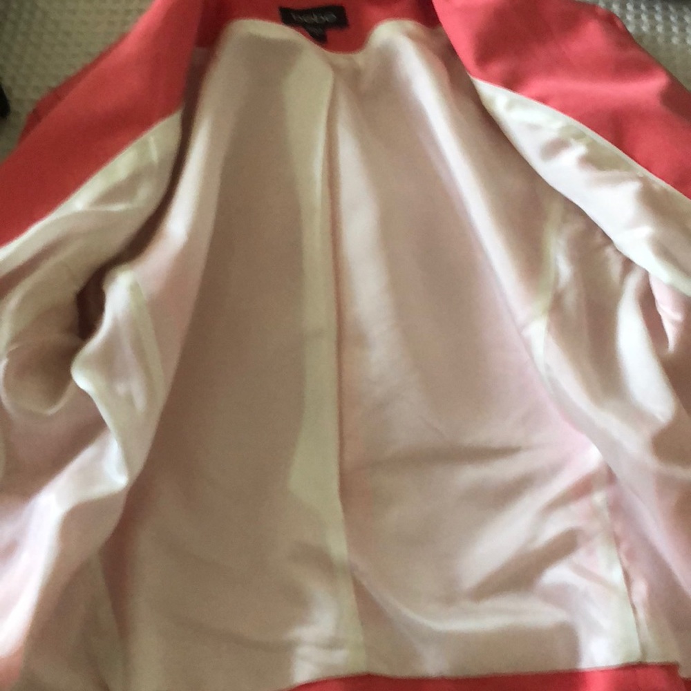 Bebe Peach Fully Lined Jacket - image 4